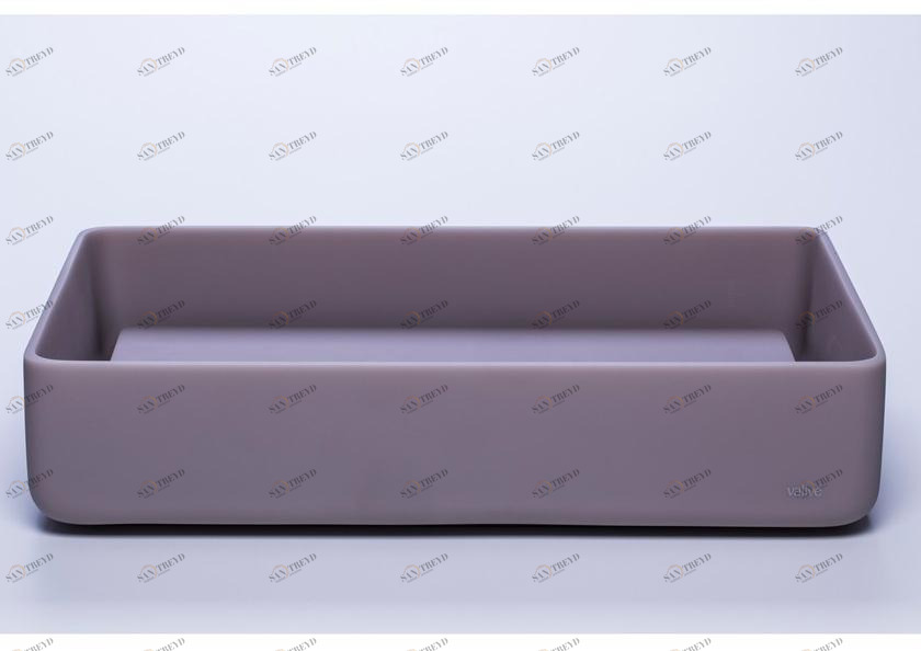 2510712 Накладная раковина на столешницу  овальная Vallvé Slim border