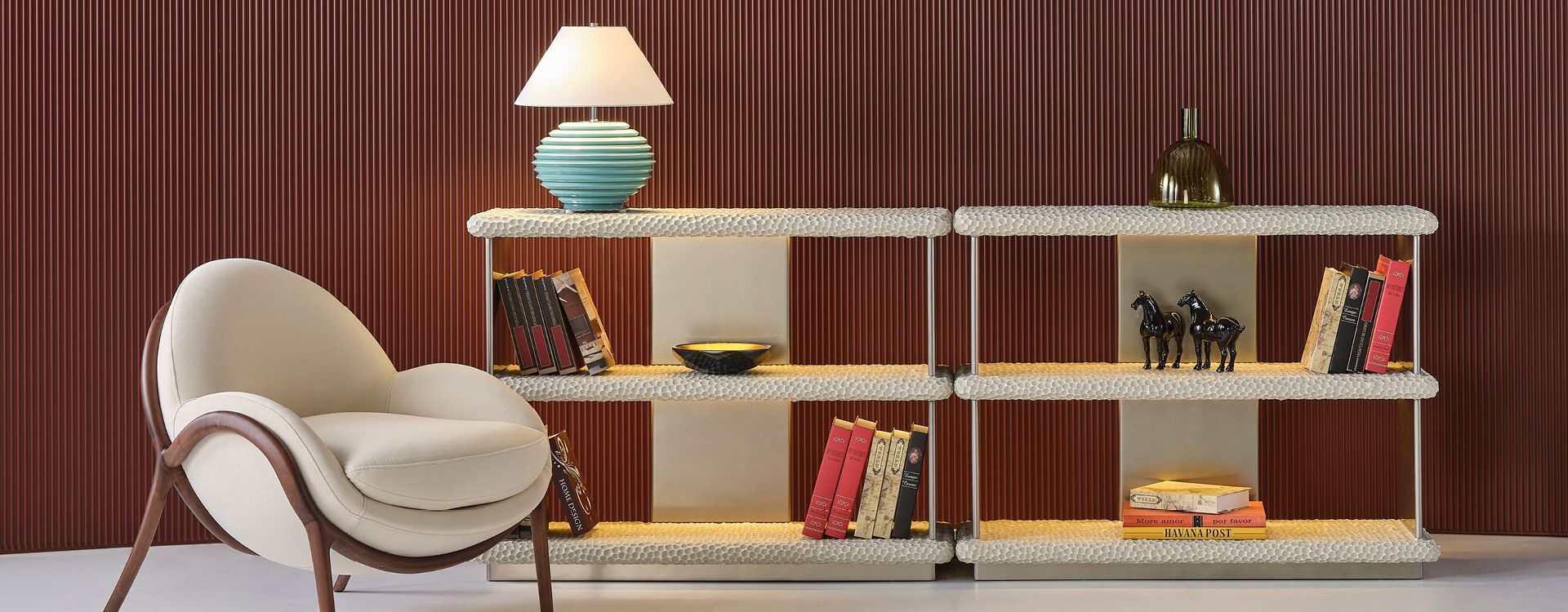 Книжный шкаф с освещением Mobi сахара ARCH-00052431 - Вид №5