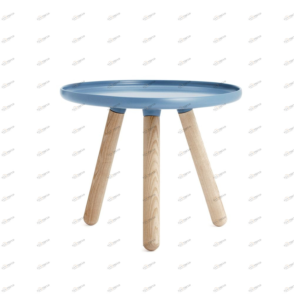 Стол Tablo маленький 42 x D50 cm, синий Normann Copenhagen 602130
