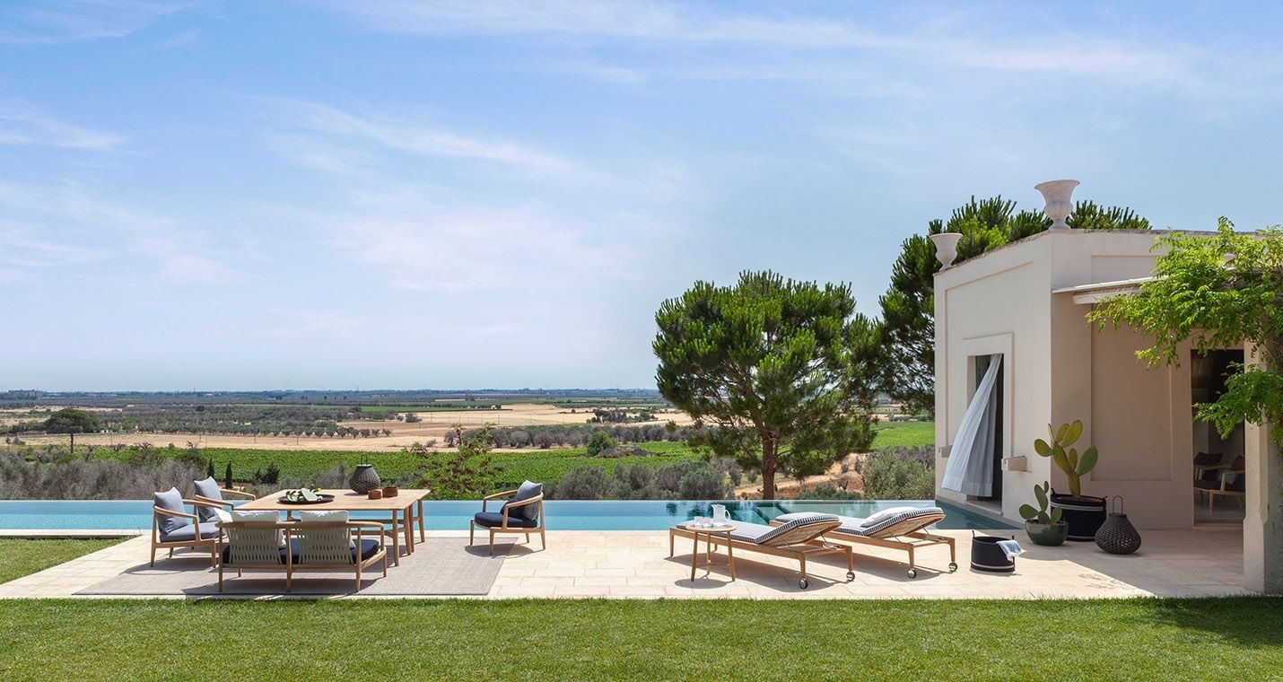 Садовое кресло из тикового дерева с подлокотниками Poltrona Frau Boundless Living Outdoor Collections ARCH-00030174 - Вид №13