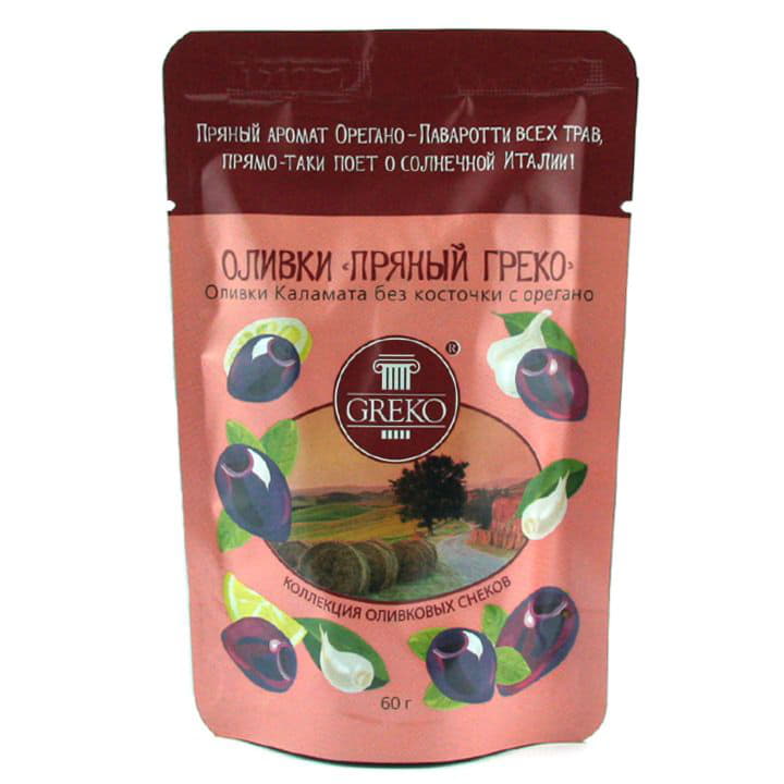 Оливки ПРЯНЫЙ ГРЕКО без косточки с орегано Santreyd 9795 - Вид №1