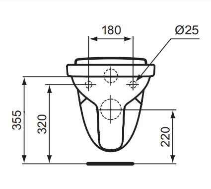 E406661 УНИТАЗ подвесной VIDIMA SEVA FRESH  - Вид №2