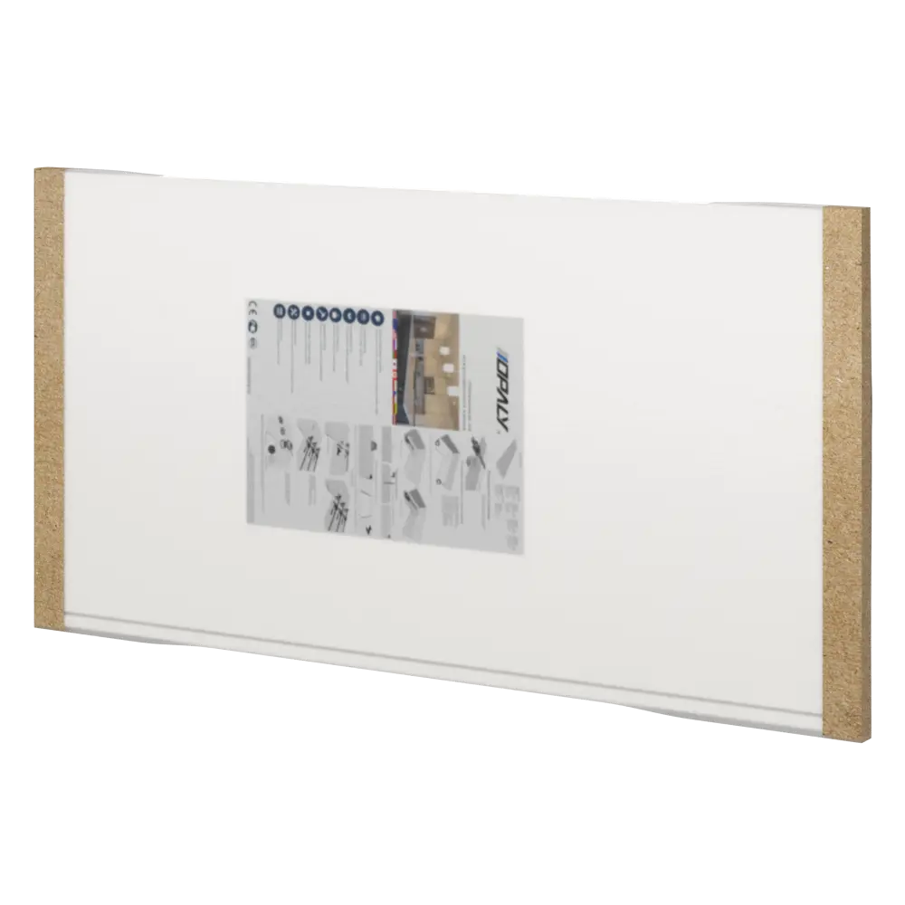 Столешница Сноу 120x60x2 см искусственный камень цвет белый Santreyd STLM-2164712 - Вид №5