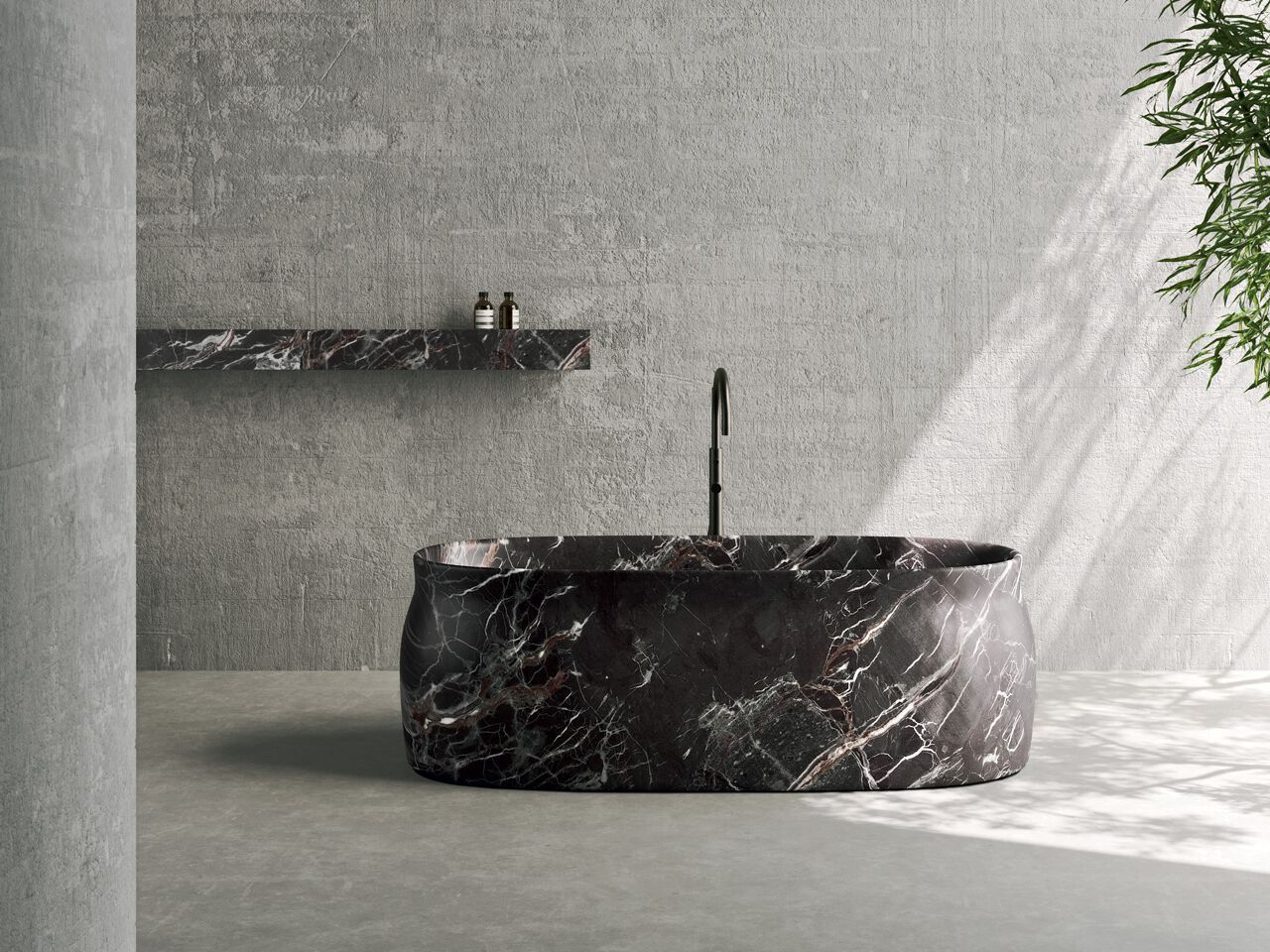 Овальная мраморная ванна Rexa CAVA ARCH-00126543