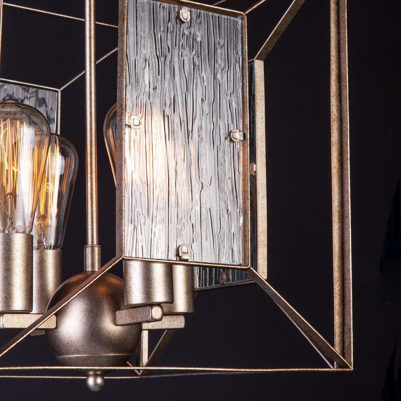 Подвесная люстра Bogates Cubo 298/4 BOGATES CUBO 187587 Бронза - Вид №2