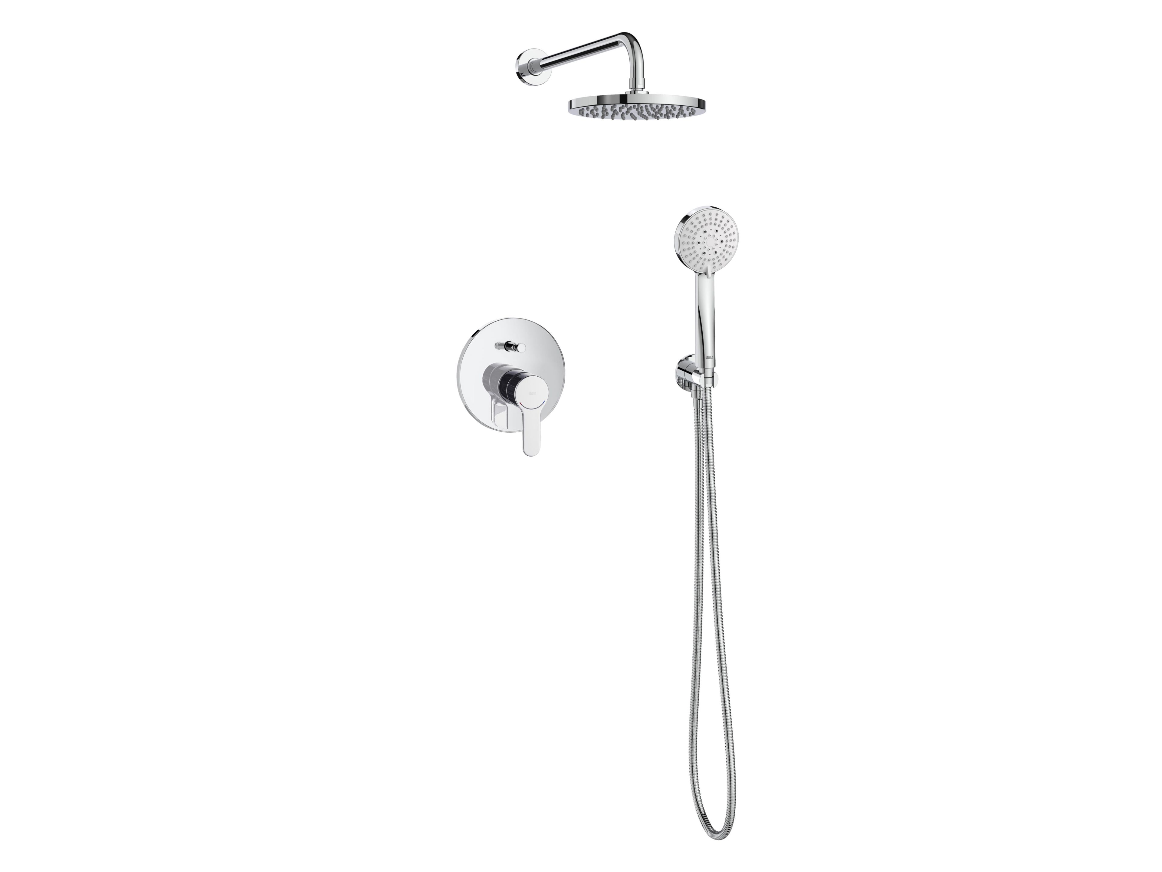 Набор для душа из хромированной латуни Roca L20 ARCH-00066135 - Вид №1