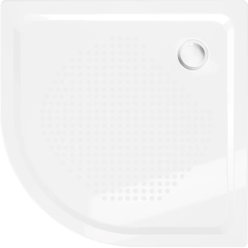 Душевой поддон BLB U HG 1/4 круга сталь 90x90 см STLM-2210453