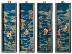 Декор Jolly 37х3х120 ДОМАШНЯЯ ОБСТАНОВКА ЗОЛОТОЙ ВЕК 115783 Желтый;синий