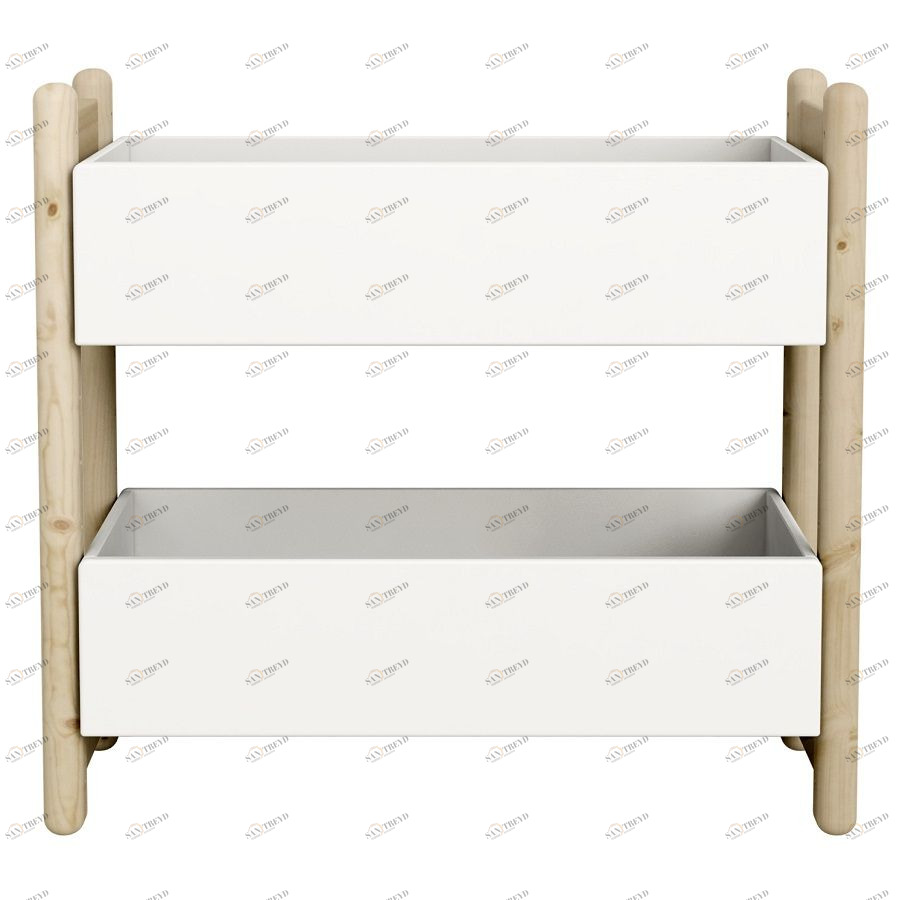 Гарнитур Mini E, 2 ящика, лакированный Flexa 812620580