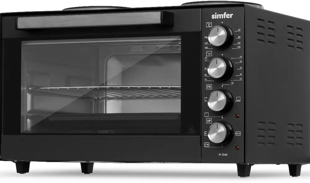 91200189 Электропечь Simfer M3540 49.5x30x36 см 1300 кВт цвет черный STLM-0864266
