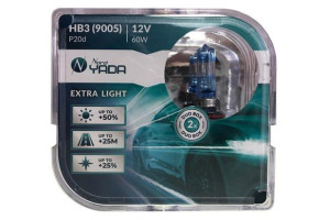 17774416 Лампа HB3, 9005 12V 60W EXTRA LIGHT +50 % Plastic case - 2шт 907368 Nord-Yada