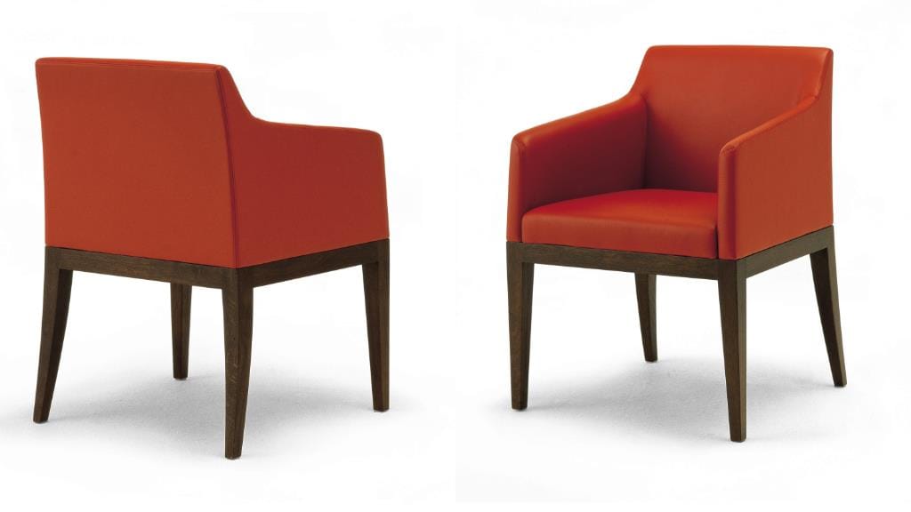 Кожаное кресло с подлокотниками HUGUES CHEVALIER Iconic ARCH-00097151 - Вид №1