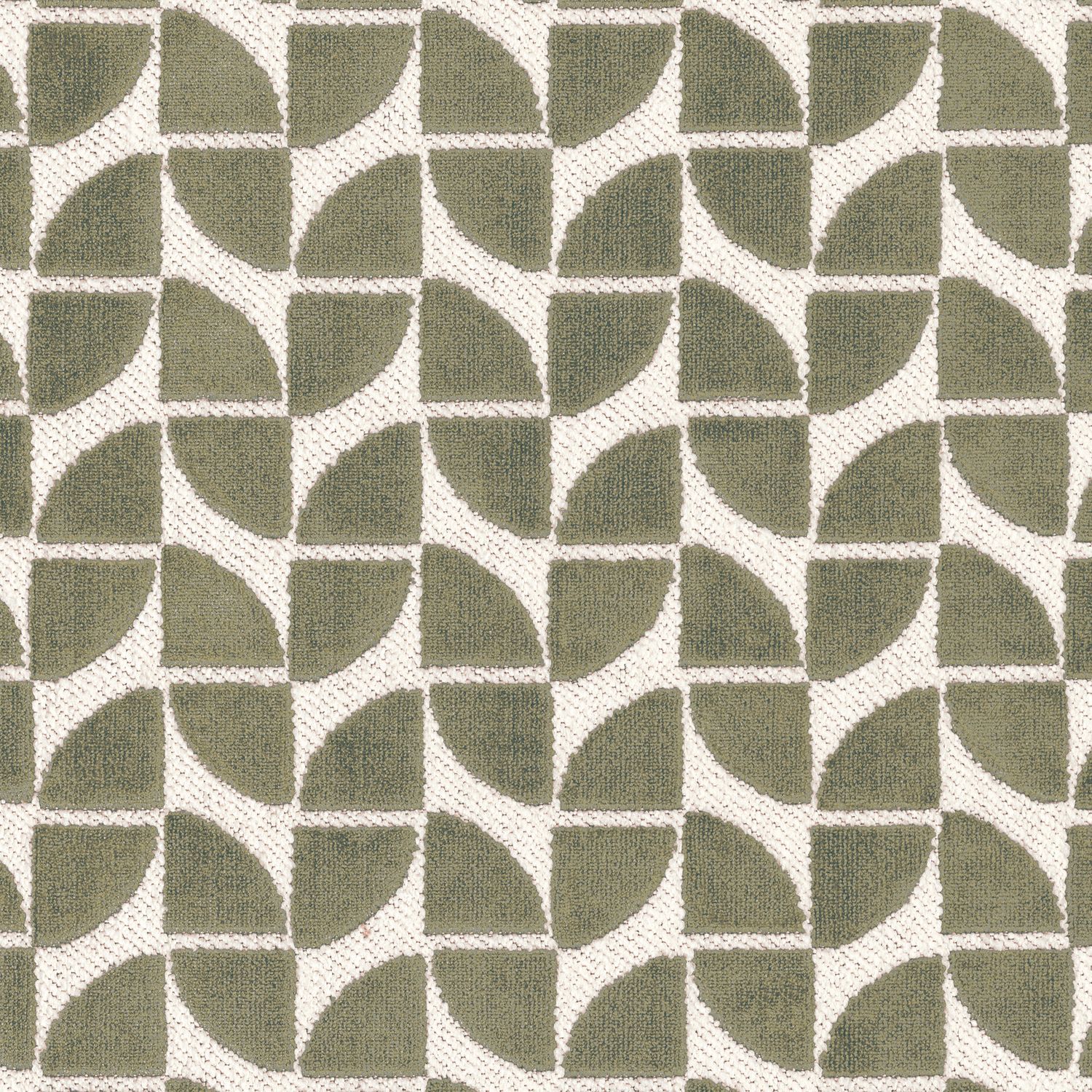 Бархатная ткань с графическим рисунком Casamance Valvidia ARCH-00064731 - Вид №7