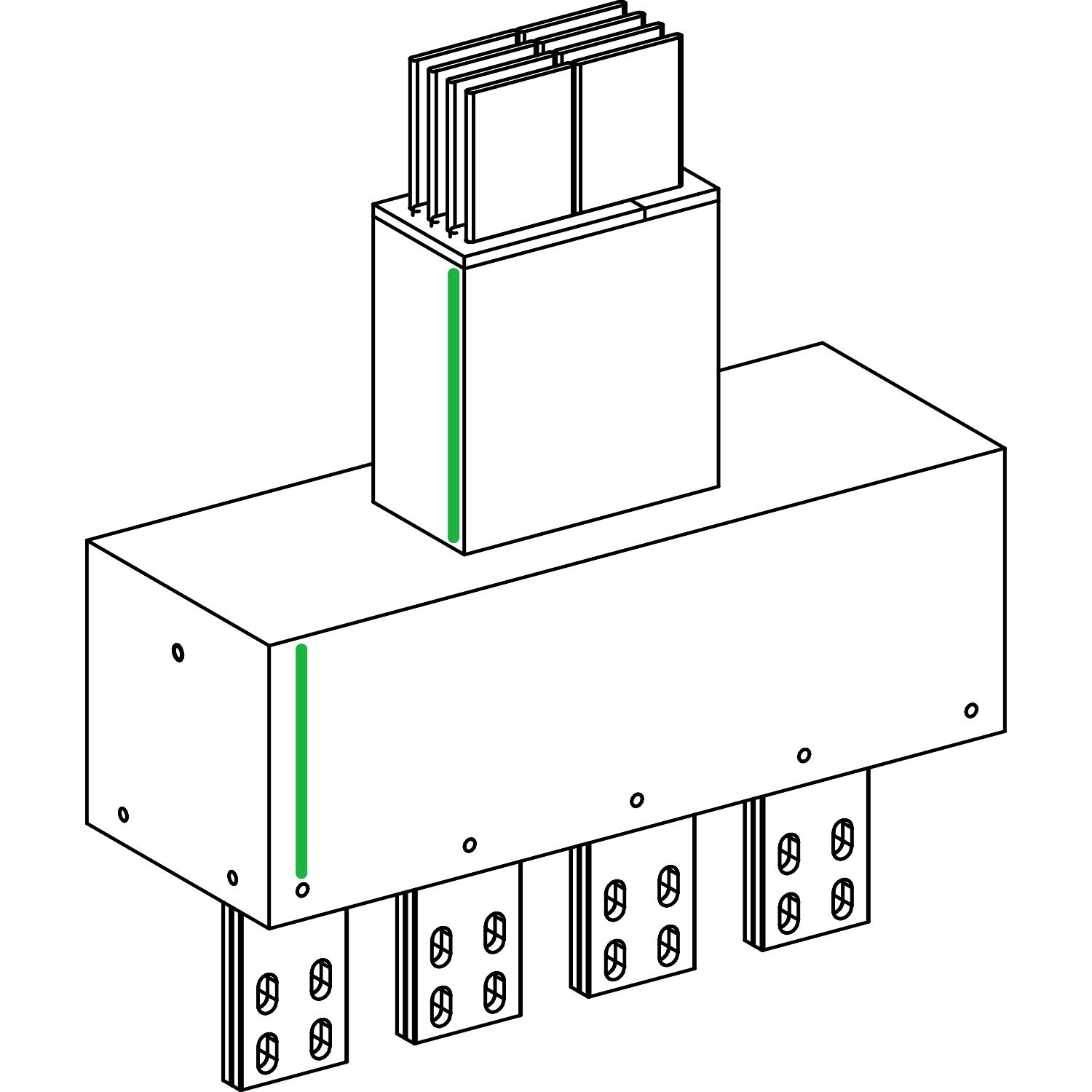 KRC1350ER57 СЕКЦИЯ ВВОДНАЯ ПРЯМАЯ Schneider Electric Canalis 