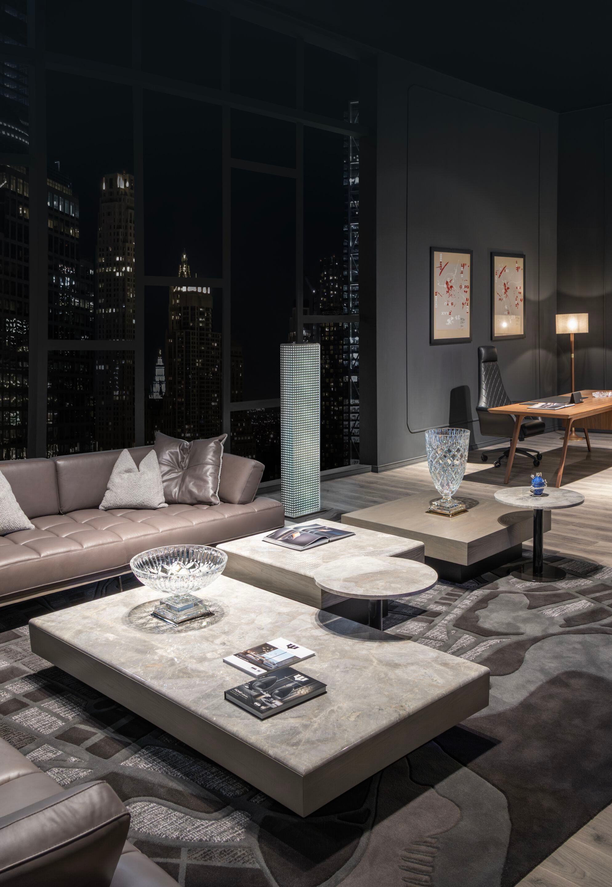 Кожаный угловой диван Wayne Enterprises Home Collection WE-029 ARCH-00100239 - Вид №4