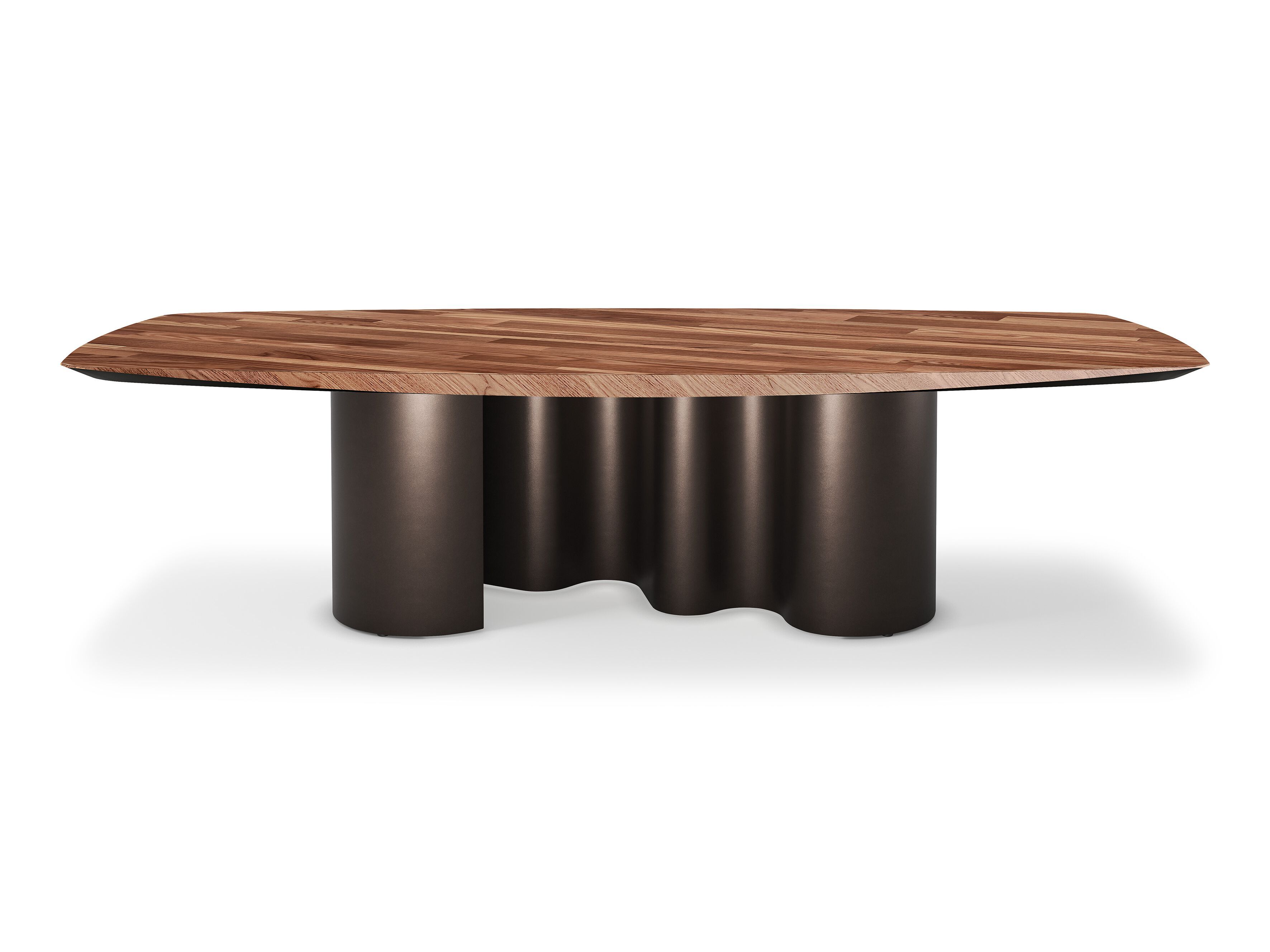 Стальной и деревянный бочковый стол Cattelan italia Papel ARCH-00123717