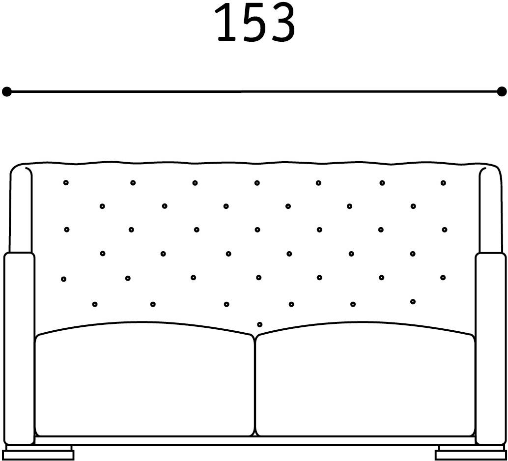 Febal Casa Тафтинговый диван из ткани Glamour sun-id-1420171 - Вид №4