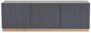 ASPLUND Буфет лакированный с распашными дверцами Vass