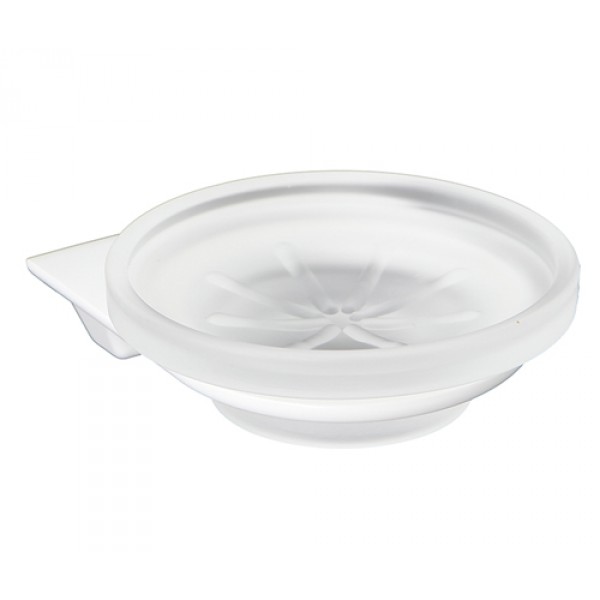 Мыльница стеклянная WasserKRAFT Kammel 8329WHITE sun-id-561720 - Вид №2