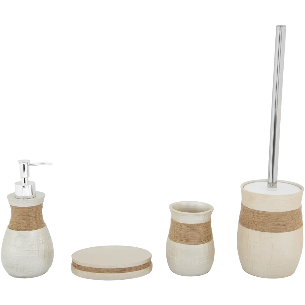 Дозатор для жидкого мыла настольный Villagio пластик, цвет бежевый BATH PLUS Villaggio STLM-2095584 - Вид №1