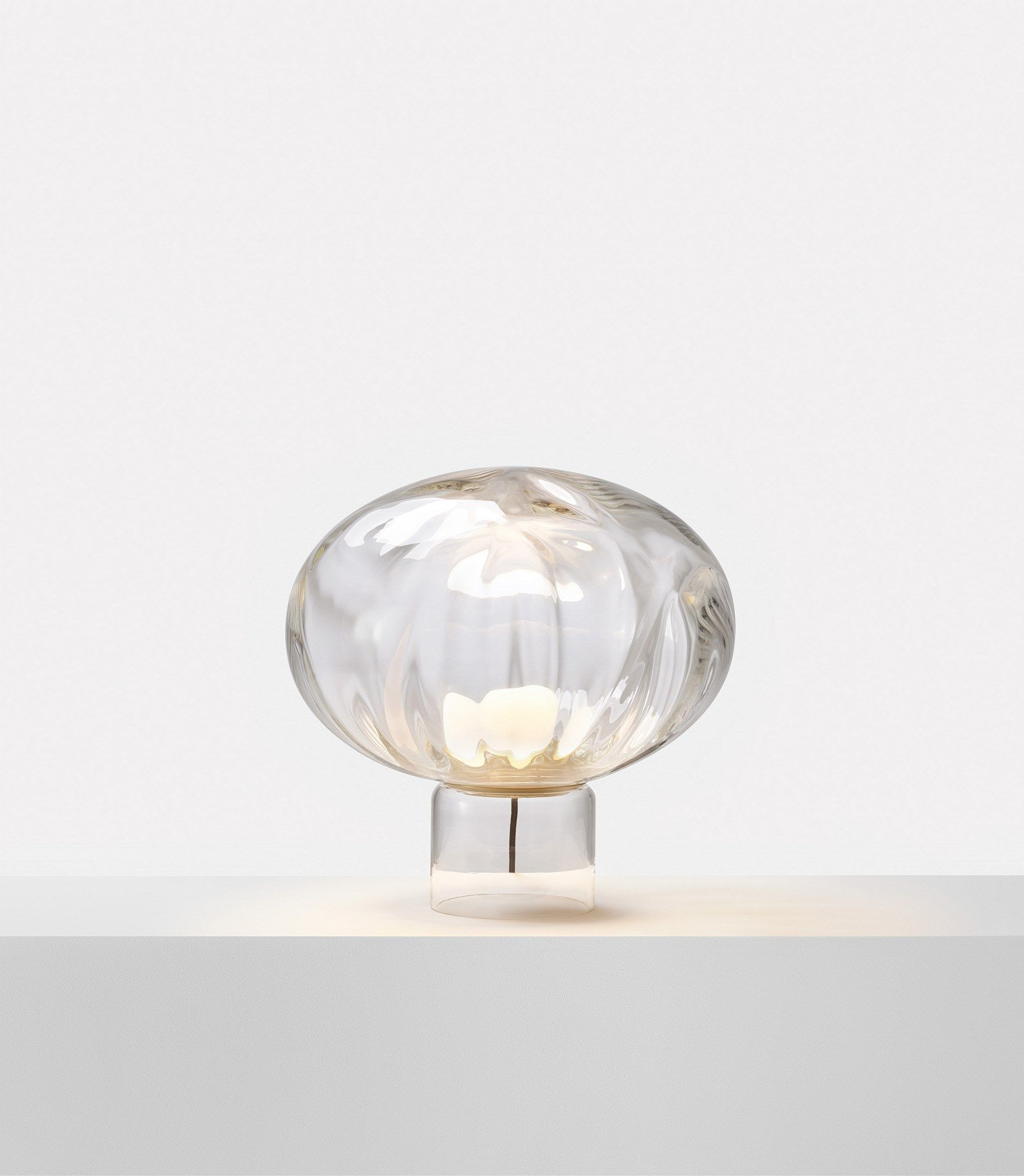 Алюминиевая и стеклянная светодиодная настольная лампа Ross Gardam Méne ARCH-00008728 - Вид №8