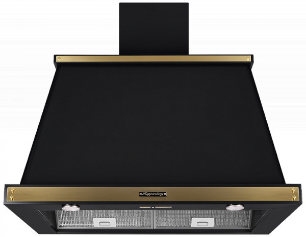 T 969 ANT Bronze Настенная вытяжка, купольная, 90см, отвод/рециркуляция, 800 м3/ч, 222 вт, антрцит/бронза Kuppersberg Santreyd 