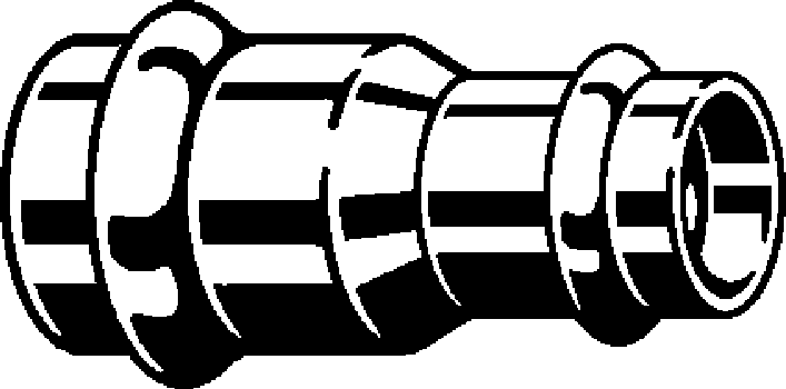 363 444 2) Модель 2215.2NC Трубопроводные системы  Profipress  Редукционные переходники Santreyd  - Вид №1