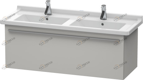 XL605900707 X-Large Тумбочка подвесная Бетонно-серый матовый декор Duravit