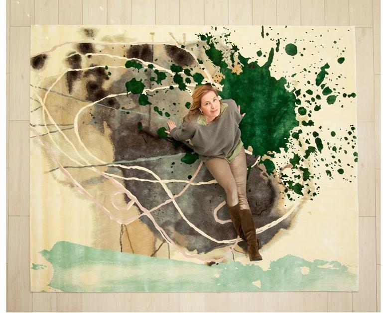 NOW Carpets Прямоугольный коврик из бамбукового шелка Anna muravina Mah-1  - Вид №1