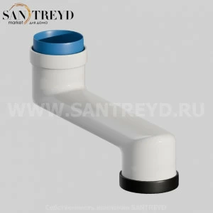 VA026 Колено трубы для слива для напольных унитазов см белое Globo ACCESSORIES Италия