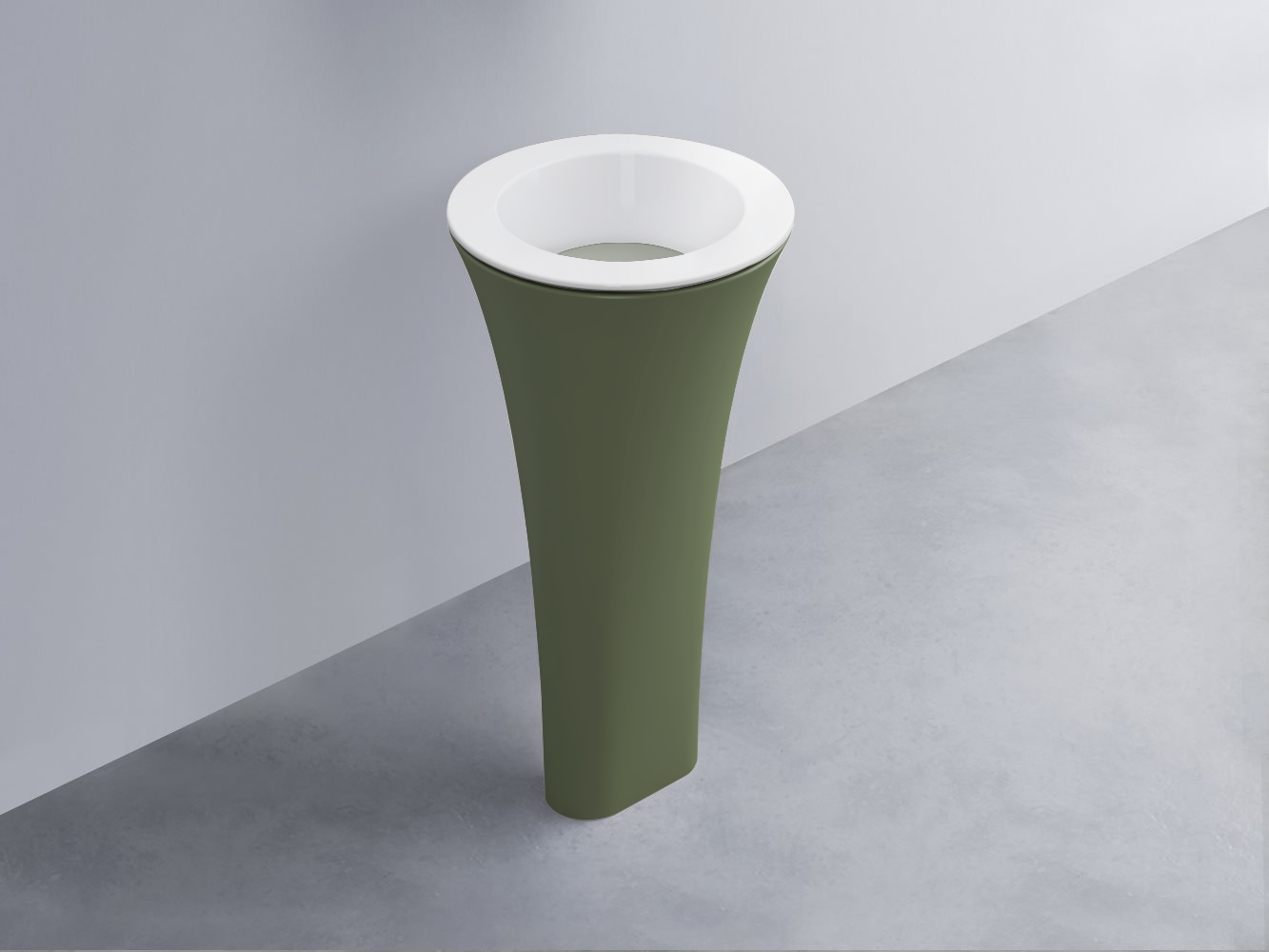 AMLA45-BL+AMPILT-PM+AMCOLT-AG Раковина Amedeo Tondo отдельностоящая cielo Enjoy + Amedeo Ceramica Cielo