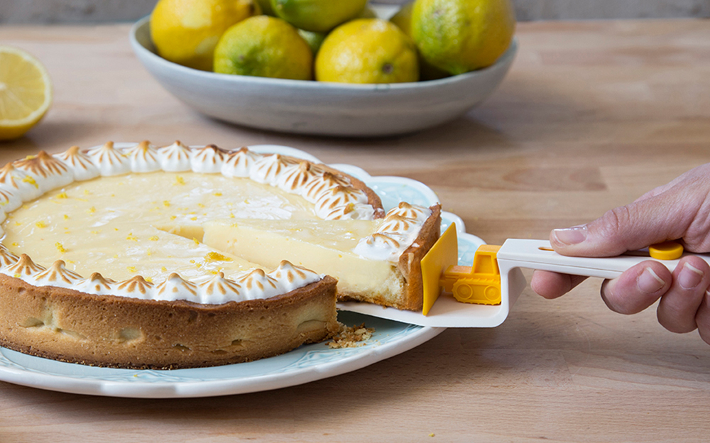 PE882 Лопатка для торта cakedozer желтая Peleg Design  - Вид №3