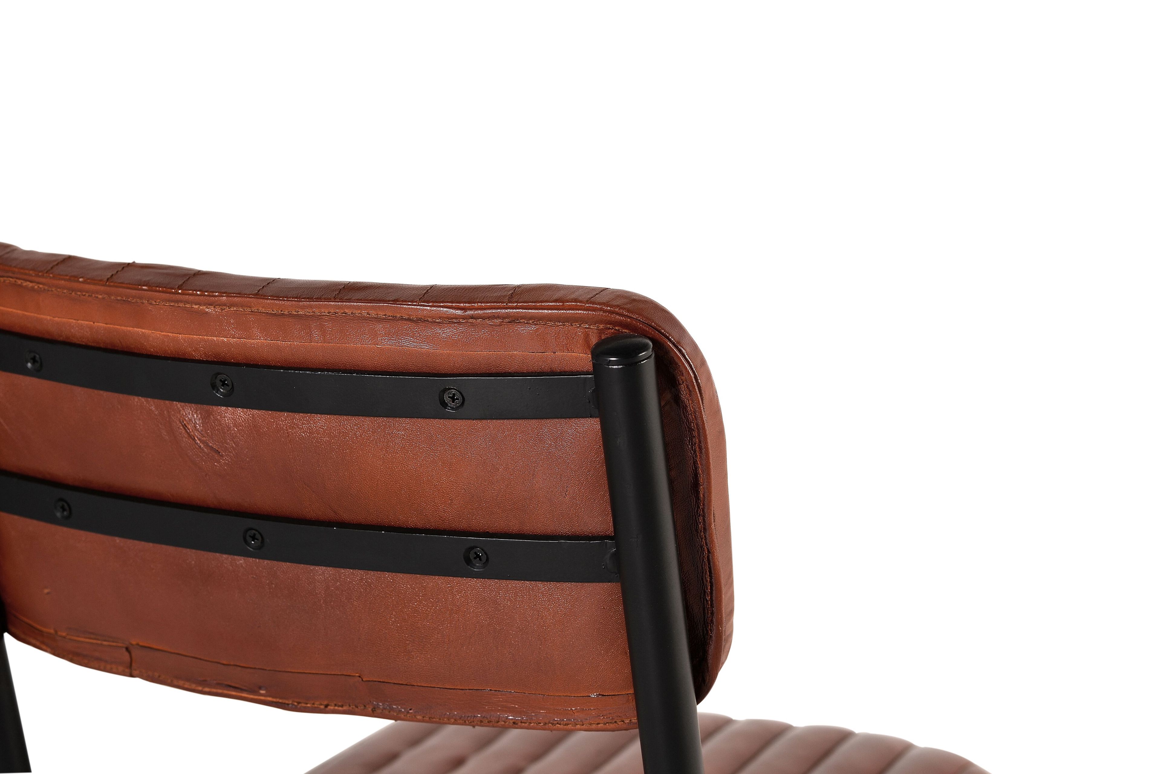 Кожаный мягкий стул Giner y Colomer 1031 ARCH-00012218 - Вид №2