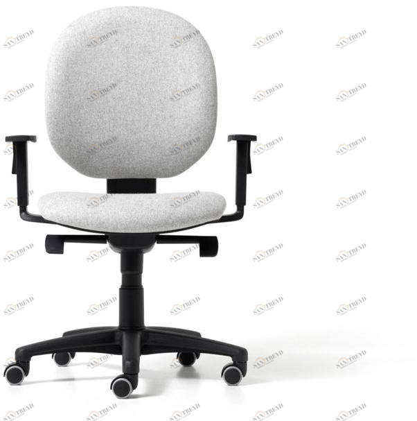 Diemme Офисный стул из ткани с 5 спицами и подлокотниками Bingo sun-id-1433952