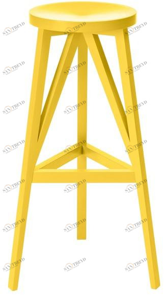 LOEHR Высокий деревянный табурет с подставкой для ног Faber sun-id-1504619