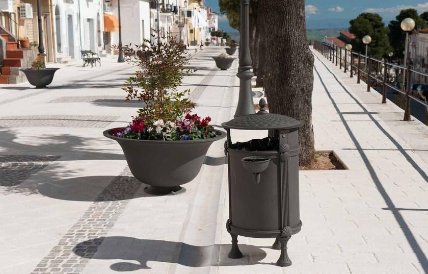 Neri Урна для мусора с крышкой для улицы Layia 2270  - Вид №2