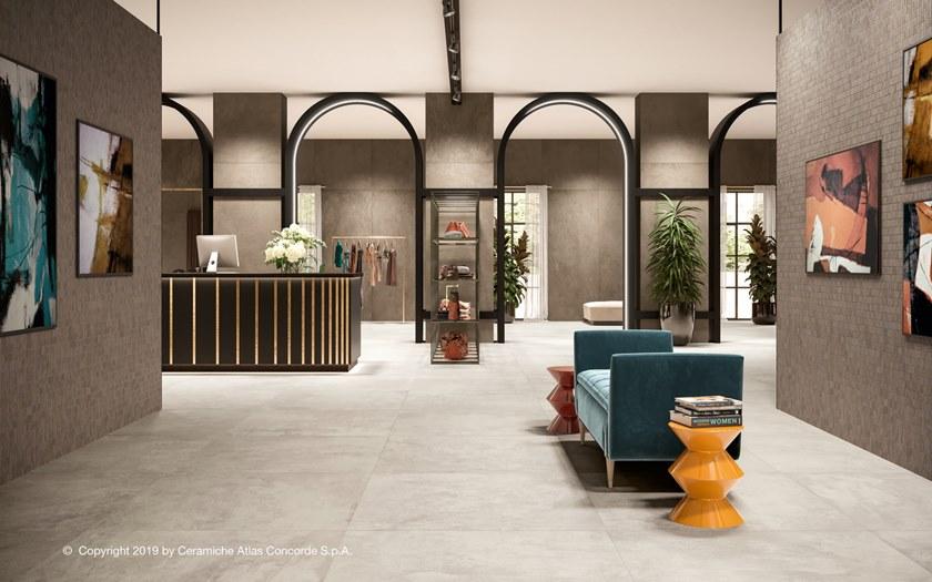 Atlas Concorde Напольное покрытие с эффектом бетона Raw sun-id-1459093 - Вид №22