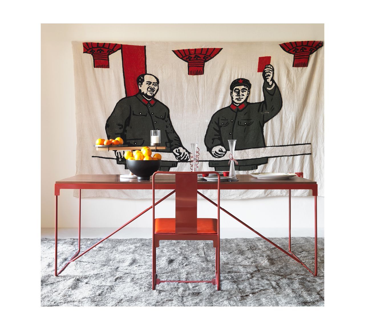 Стальной стул с порошковым покрытием Driade Mingx ARCH-00104279 - Вид №3