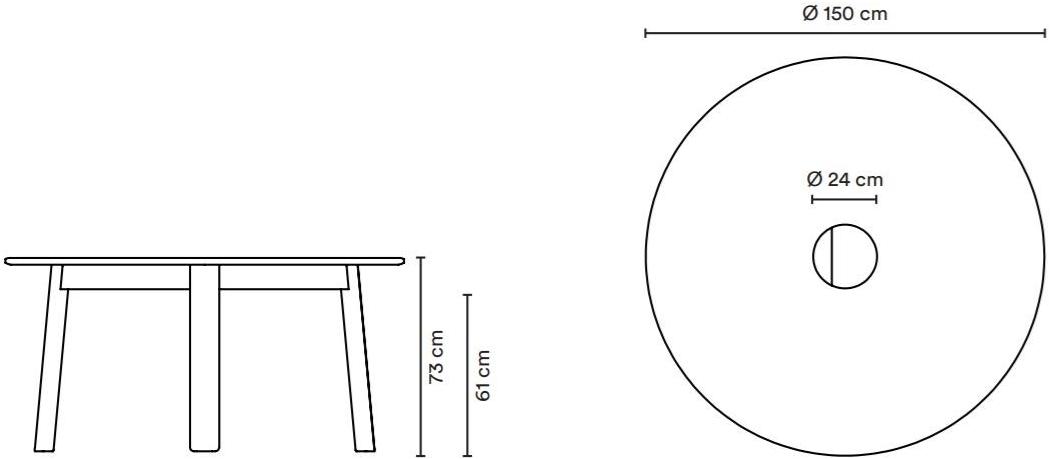 Hem Круглый мультимедийный стол для совещаний из дуба Alle 30217, 30331  - Вид №6