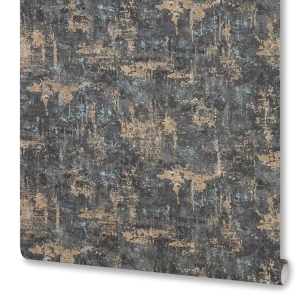 Обои флизелиновые Ateliero Capri черные 1.06 м 989629