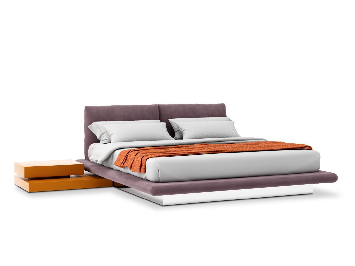 Двуспальная мягкая кровать Baxter Aura ARCH-00075198