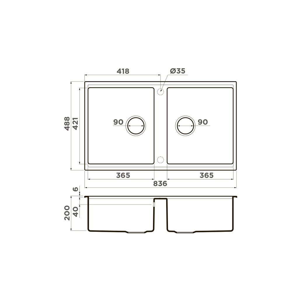 Кухонная мойка Kitagawa 83-2-U GR OMOIKIRI 4993810 - Вид №5