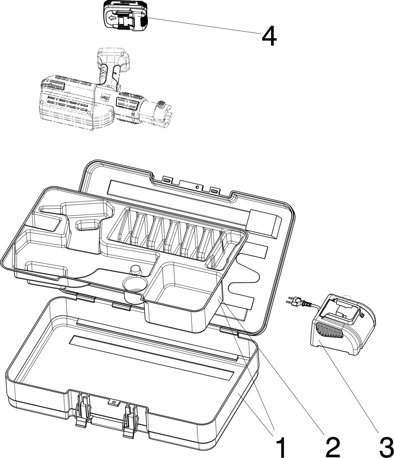 612 030 1) Модель 2298.2 Трубопроводные системы  Системные пресс-инструменты  Системные пресс-инструменты  Аккумуляторная батарея Santreyd  - Вид №2