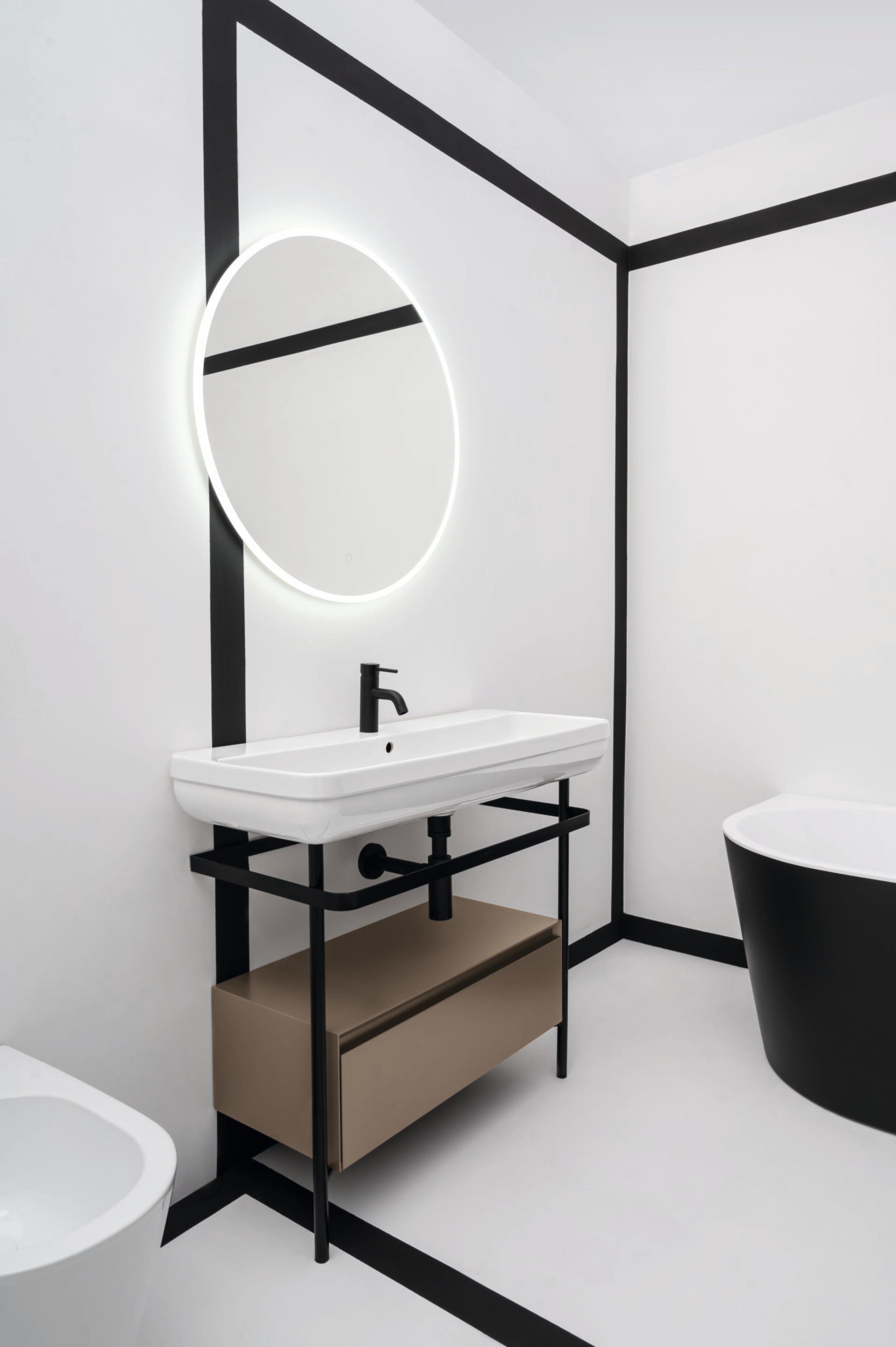 Прямоугольная керамическая раковина с переливом Axa Legacy ARCH-00138648 - Вид №13