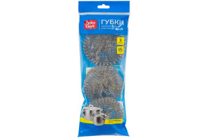 18356071 Металлические губки для посуды 9х3 см, 3 шт 248557/Н OfficeClean