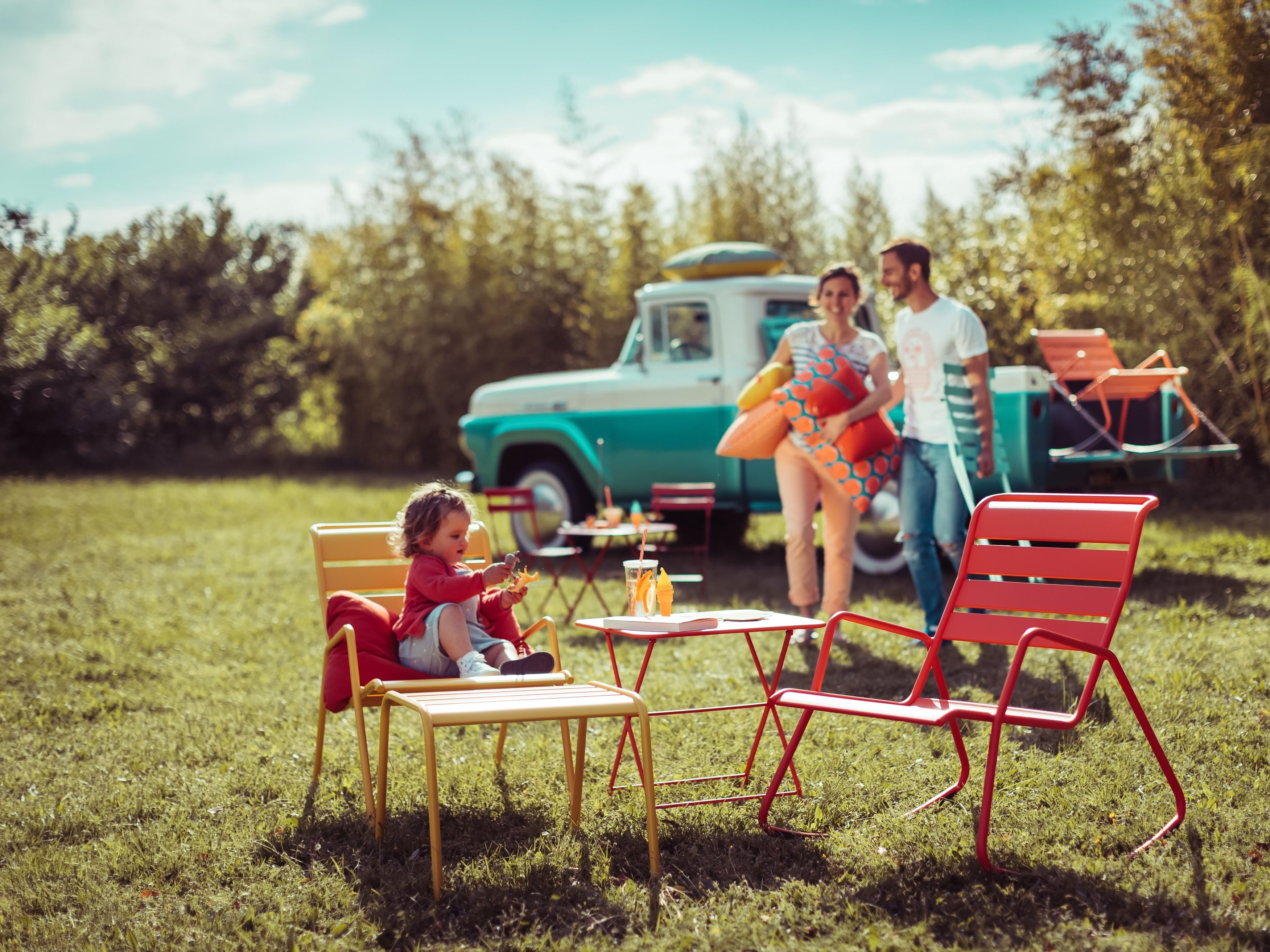 Стальное кресло-качалка с подлокотниками Fermob Monceau ARCH-00036638 - Вид №3