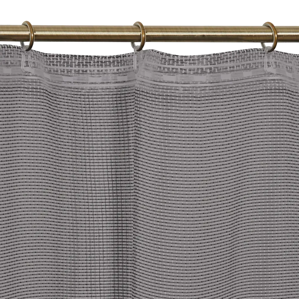 Тюль на ленте Фентези 300x280 см цвет графит AMORE MIO STLM-2149412 - Вид №5