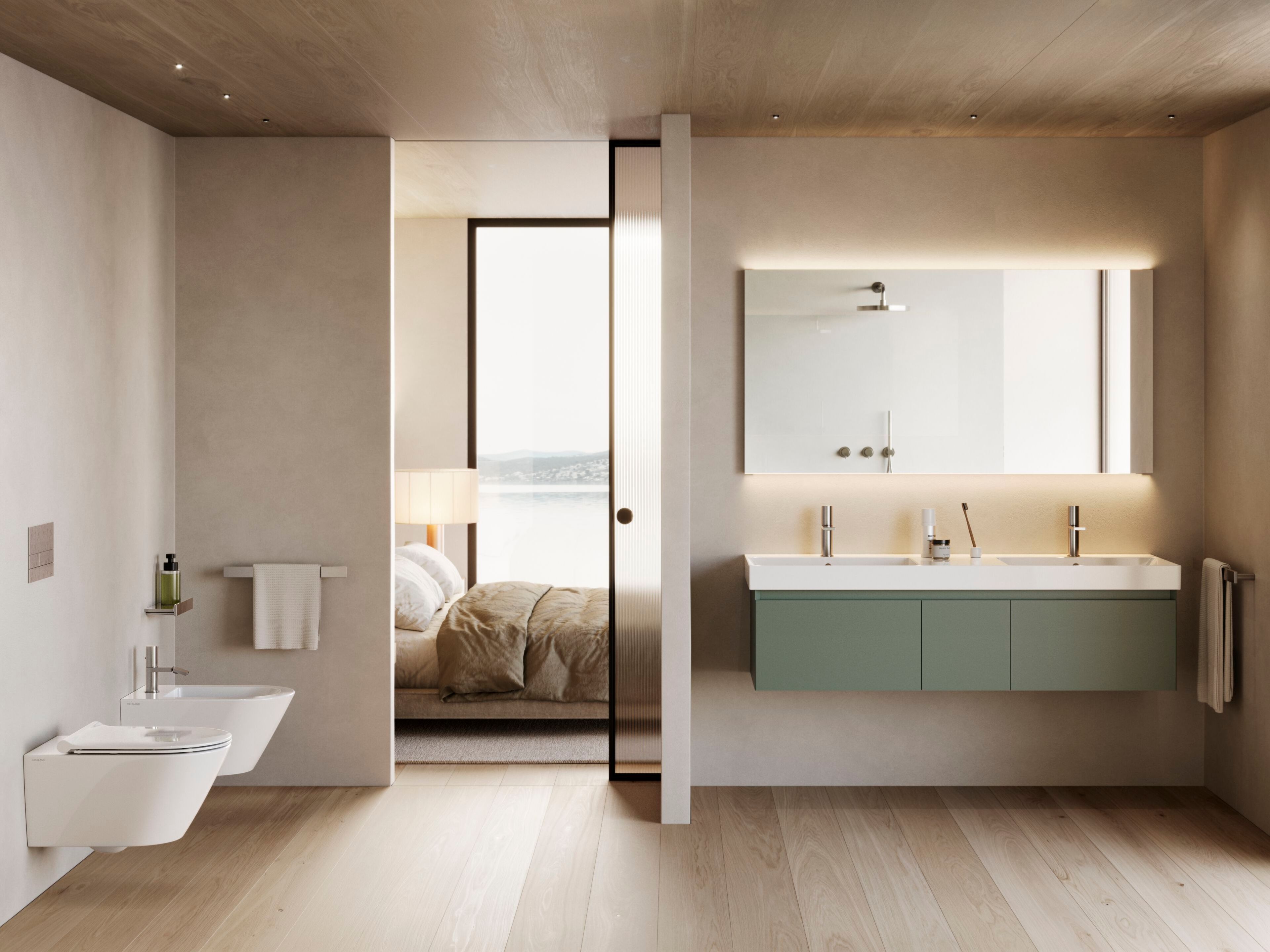 Керамическое подвесное биде с переливом CERAMICA CATALANO ноль ARCH-00060646 - Вид №1