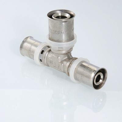 VTm.231.N.261620 Пресс-фитинг – тройник Valtec 26 х 16 х 20 мм  - Вид №1