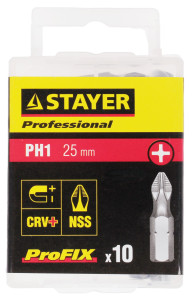 Набор бит STAYER 26201-1-25-10_z01 1065166
